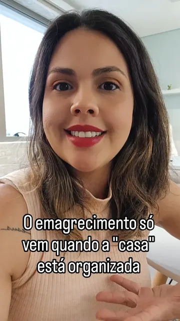 Reel: o emagrecimento só vem quando a casa está organizada